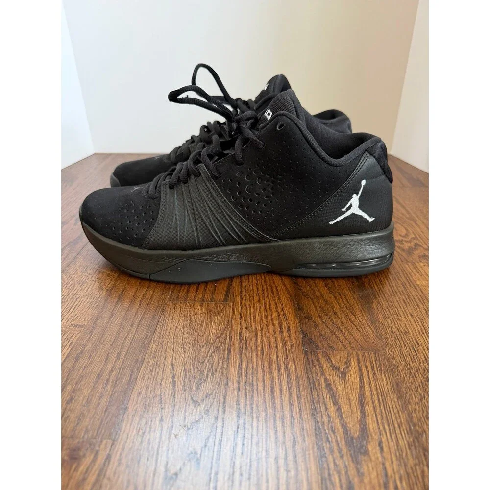 Jordan 5 AM Black Metallic Silver Size 13 Men's Basketball Shoes 807546-010